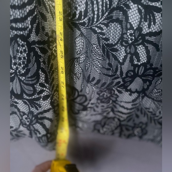 Sara Michelle Cardigan set sz 1x 3/4 sleeve sheer - Picture 6 of 6